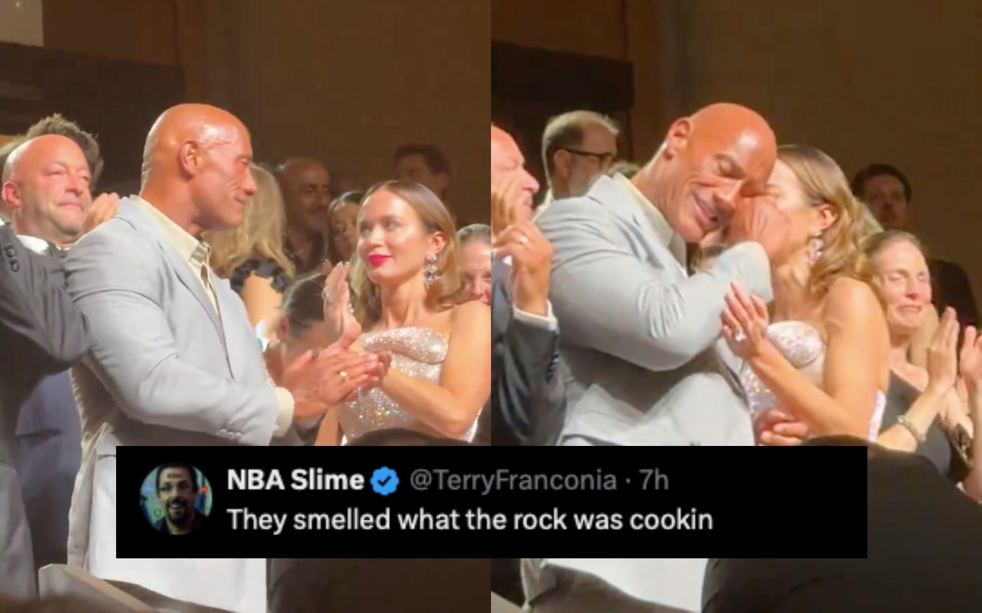 "He FINALLY achieved true Cinema, "They smelled what The Rock was cookin" - Fans react to Dwayne Johnson’s tearful ovation for 'The Smashing Machine'