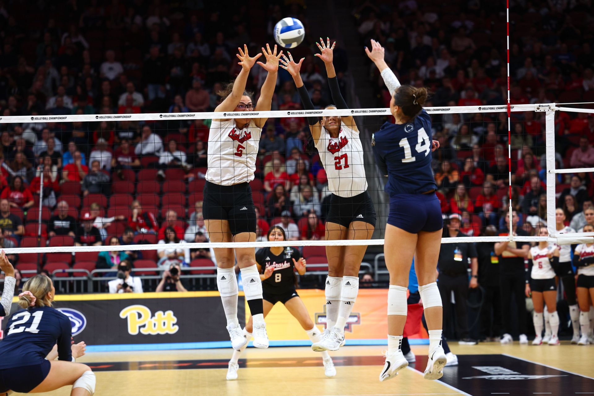 Huskers pay emotional tribute to ex-Nebraska Volleyball coach John Cook at the Bob Devaney Sports Center