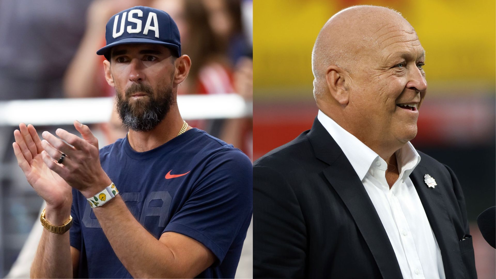 Michael Phelps drops 3-word reaction to Orioles legend Cal Ripken Jr. recreating historic moment