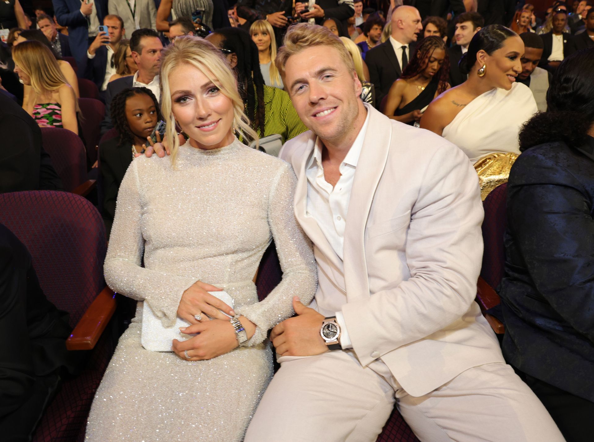 "You're doing amazing" - Mikaela Shiffrin gives words of affirmation to fiance Aleksander Kilde as Norwegian prepares for first Super-G training 