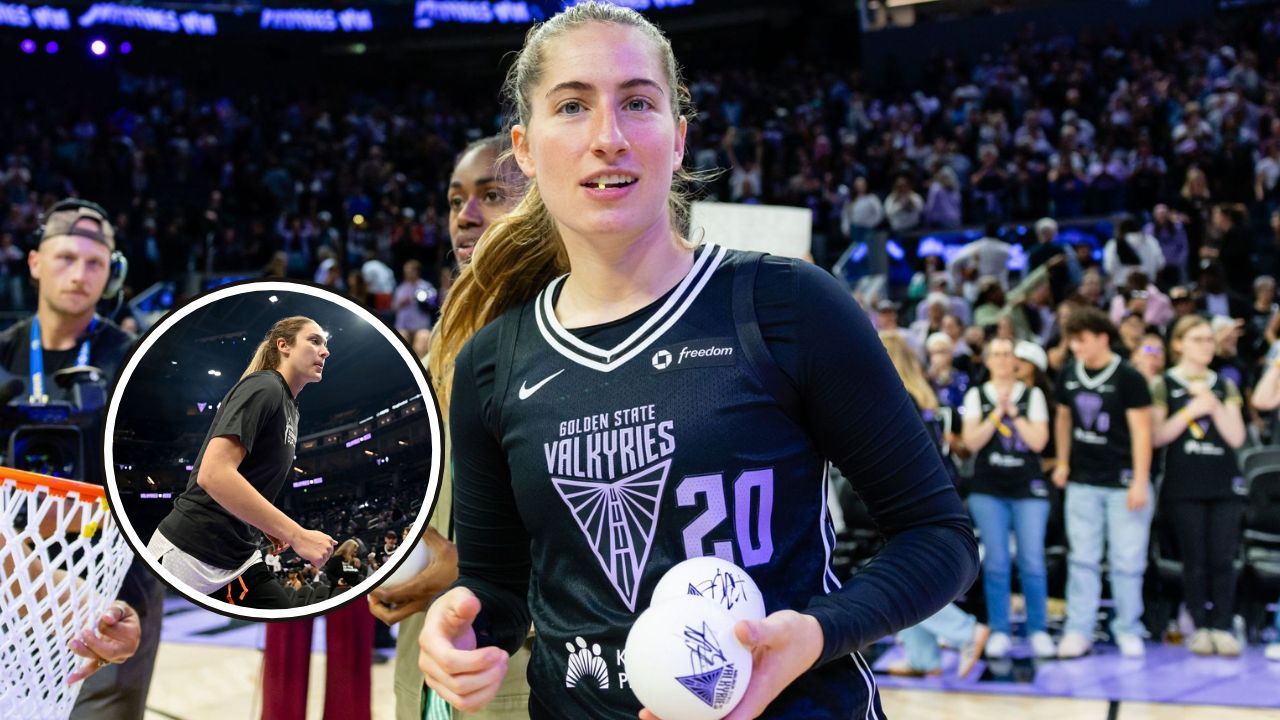 "Kate Martin is gonna freak out" - WNBA fans erupt as Golden State Valkyries reunite Elizabeth Kitley with ex-Las Vegas Aces teammate thumbnail