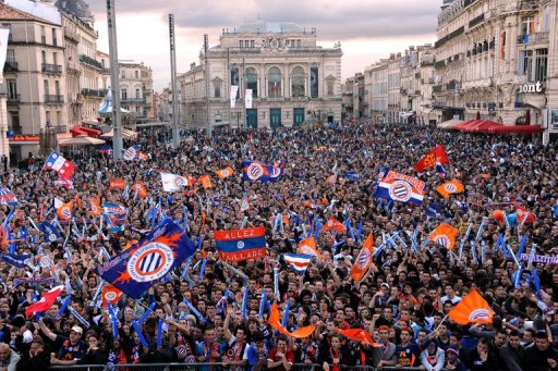 Montpellier on Sunday claimed the first French Ligue 1 title in their history Montpellier on Sunday claimed the first French Ligue 1 title in their history