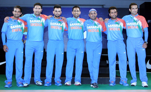 team india jersey over the years
