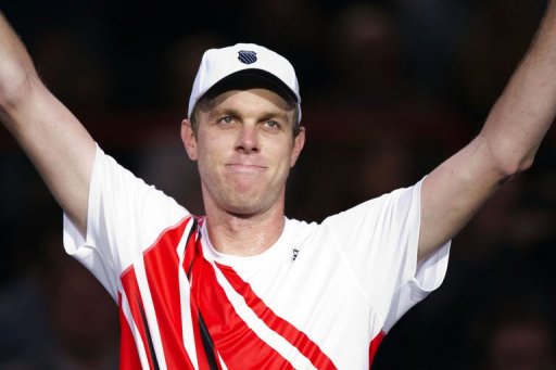 Sam Querrey celebrates after defeating Novak Djokovic Sam Querrey celebrates after defeating Novak Djokovic