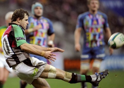 Fly-half Nick Evans has scored almost 1,200 points for Harlequins Fly-half Nick Evans has scored almost 1,200 points for Harlequins
