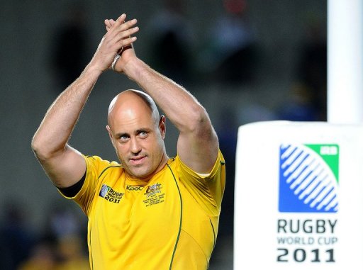 Veteran Wallaby lock Nathan Sharpe Veteran Wallaby lock Nathan Sharpe