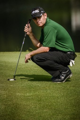 Louis Oosthuizen's round was blotted only by an early bogey on the second Louis Oosthuizen's round was blotted only by an early bogey on the second