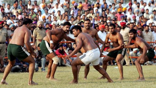 In Kabbadi, players try to tag opponents while holding their breath In Kabbadi, players try to tag opponents while holding their breath