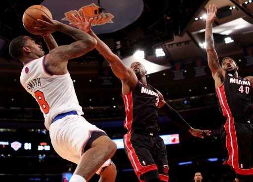 The Knicks-Heat game was the first major sports event in New York since killer superstorm Sandy struck The Knicks-Heat game was the first major sports event in New York since killer superstorm Sandy struck