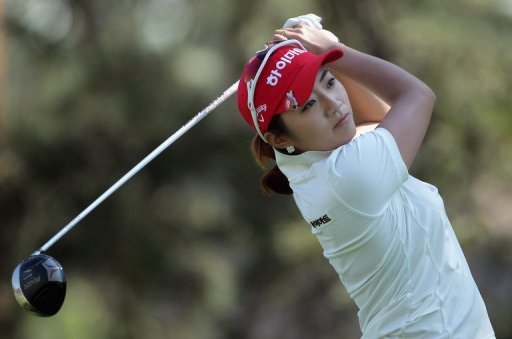 Lee Bo-Mee has a two-round total of ten-under-par 134 Lee Bo-Mee has a two-round total of ten-under-par 134