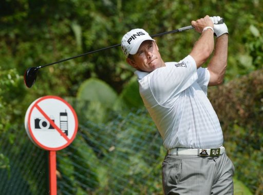 Lee Westwood has an 18 under par score of 198 after three rounds in Dongguan Lee Westwood has an 18 under par score of 198 after three rounds in Dongguan