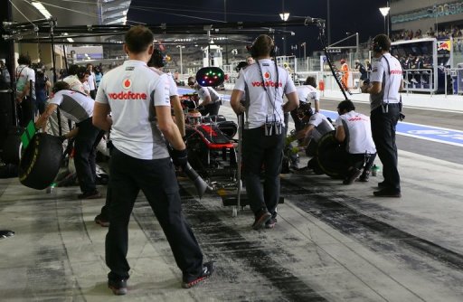 Lewis Hamilton (pictured) and team-mate Jenson Button dominated this morning's Abu Dhabi free practice Lewis Hamilton (pictured) and team-mate Jenson Button dominated this morning's Abu Dhabi free practice