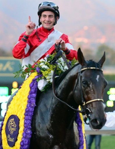 Fort Larned on Saturday roared to a stunning victory in the $5 million Breeders' Cup Classic Fort Larned on Saturday roared to a stunning victory in the $5 million Breeders' Cup Classic