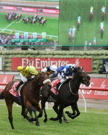 Dunaden beat British galloper Red Cadeaux by a nose to win last year's Cup Dunaden beat British galloper Red Cadeaux by a nose to win last year's Cup
