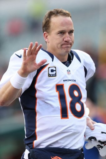 Peyton Manning of the Denver Broncos Peyton Manning of the Denver Broncos