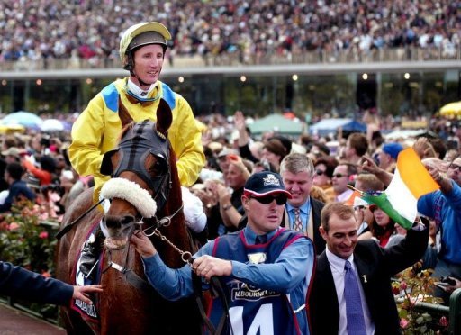 Australia's leading jockey Damien Oliver has won the Melbourne Cup twice Australia's leading jockey Damien Oliver has won the Melbourne Cup twice