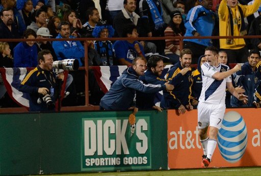 Robbie Keane scores to lead the Los Angeles Galaxy to a 3-1 victory over San Jose and into the Western Conference final Robbie Keane scores to lead the Los Angeles Galaxy to a 3-1 victory over San Jose and into the Western Conference final