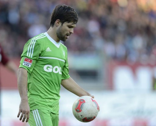 Wolfsburg's Diego, pictured on November 3 Wolfsburg's Diego, pictured on November 3