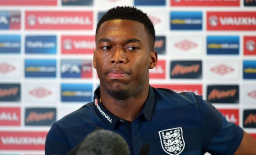 Daniel Sturridge speaks during a press conference in Manchester Daniel Sturridge speaks during a press conference in Manchester
