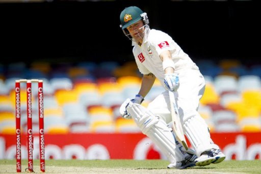 Skipper Michael Clarke called a halt to Australia's huge first innings with Australia 115 runs ahead Skipper Michael Clarke called a halt to Australia's huge first innings with Australia 115 runs ahead