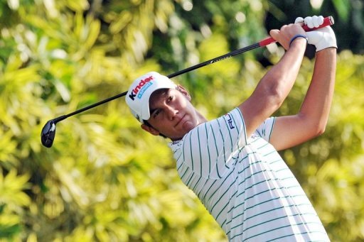 Matteo Manassero holed a 12-foot eagle putt on the third play-off hole to claim a dramatic victory in Singapore Matteo Manassero holed a 12-foot eagle putt on the third play-off hole to claim a dramatic victory in Singapore