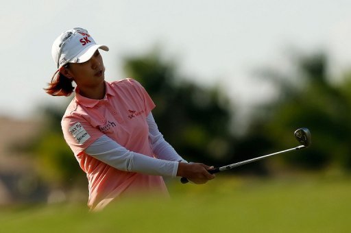 Na Yeon Choi of South Korea hits her approach shot on the 16th hole Na Yeon Choi of South Korea hits her approach shot on the 16th hole