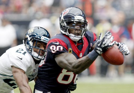 Houston Texans' Andre Johnson finished with 14 catches for 273 yards Houston Texans' Andre Johnson finished with 14 catches for 273 yards