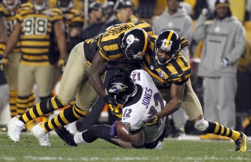 The Baltimore Ravens defeated the Pittsburgh Steelers 13-10 The Baltimore Ravens defeated the Pittsburgh Steelers 13-10