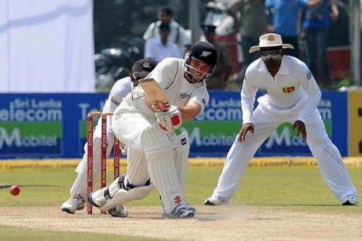 Daniel Flynn topscored for New Zealand with 20 runs Daniel Flynn topscored for New Zealand with 20 runs
