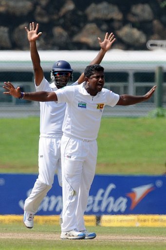 Rangana Herath completed a second successive five-wicket haul Monday to strengthen Sri Lanka's hopes of victory Rangana Herath completed a second successive five-wicket haul Monday to strengthen Sri Lanka's hopes of victory