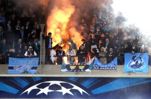 Moscow police arrested 53 Zenit fans at the Moscow Dynamo ground after the firecracker incident Moscow police arrested 53 Zenit fans at the Moscow Dynamo ground after the firecracker incident