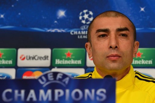 Chelsea's coach Roberto Di Matteo attends a press conference at Juventus Stadium in Turin Chelsea's coach Roberto Di Matteo attends a press conference at Juventus Stadium in Turin