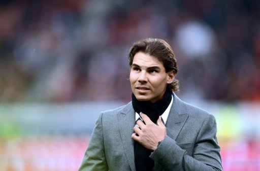 Former world No.1 Rafael Nadal, pictured in October, has returned to training at his Mallorca base Former world No.1 Rafael Nadal, pictured in October, has returned to training at his Mallorca base
