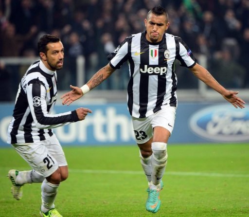 Juve doubled their lead on the hour when Arturo Vidal's shot was deflected off Chelsea midfielder Ramires Juve doubled their lead on the hour when Arturo Vidal's shot was deflected off Chelsea midfielder Ramires