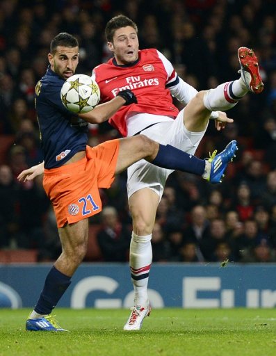 Olivier Giroud did not score but he is in a hot run of form for Arsenal. Olivier Giroud did not score but he is in a hot run of form for Arsenal.