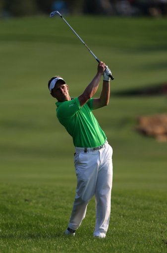 Luke Donald was a picture of consistency, making two birdies on each half of the course today in his round of 68 Luke Donald was a picture of consistency, making two birdies on each half of the course today in his round of 68