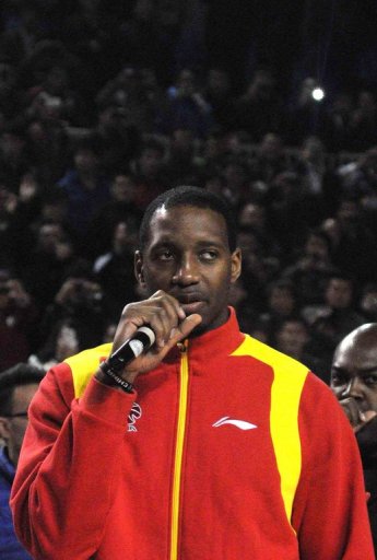 Tracy McGrady caused a sensation when he signed for Qingdao last month Tracy McGrady caused a sensation when he signed for Qingdao last month