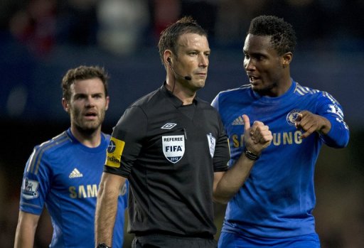 John Obi Mikel is facing a charge relating to his behaviour after the 3-2 home defeat by Manchester United John Obi Mikel is facing a charge relating to his behaviour after the 3-2 home defeat by Manchester United