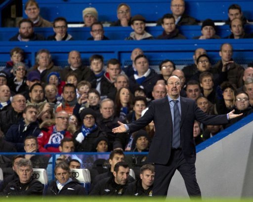 Chelsea's interim manager Rafael Benitez Chelsea's interim manager Rafael Benitez