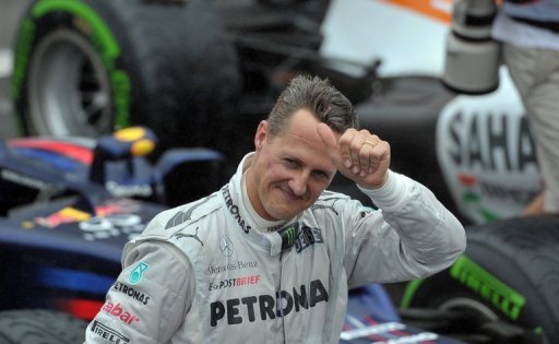 Michael Schumacher finished seventh for Mercedes in his final race before retiring Michael Schumacher finished seventh for Mercedes in his final race before retiring