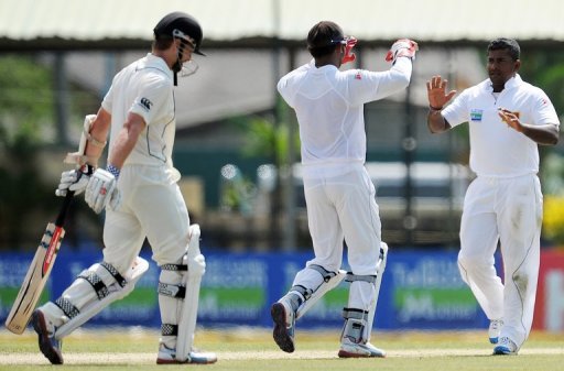 Rangana Herath grabbed two big wickets to lead Sri Lanka's fightback on the second day of the second and final Test Rangana Herath grabbed two big wickets to lead Sri Lanka's fightback on the second day of the second and final Test