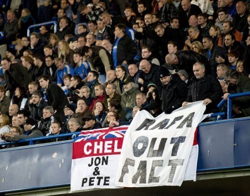 Supporter groups have pledged to repeat their protests against Rafael Benitez when Fulham come to Stamford Bridge Supporter groups have pledged to repeat their protests against Rafael Benitez when Fulham come to Stamford Bridge