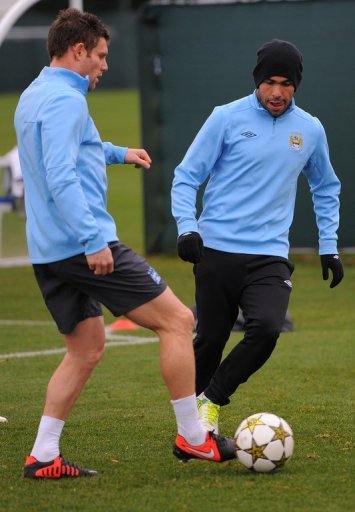 Manchester City's James Milner (L) has urged his teammates to show more killer instinct in front of goal Manchester City's James Milner (L) has urged his teammates to show more killer instinct in front of goal