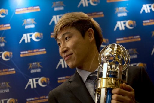 Asian Football Confederation (AFC) Player of the Year winner Lee Keun-ho Asian Football Confederation (AFC) Player of the Year winner Lee Keun-ho