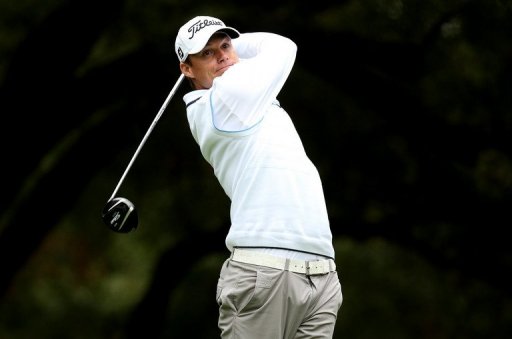 Nick Watney hits his tee shot on the sixth hole Nick Watney hits his tee shot on the sixth hole
