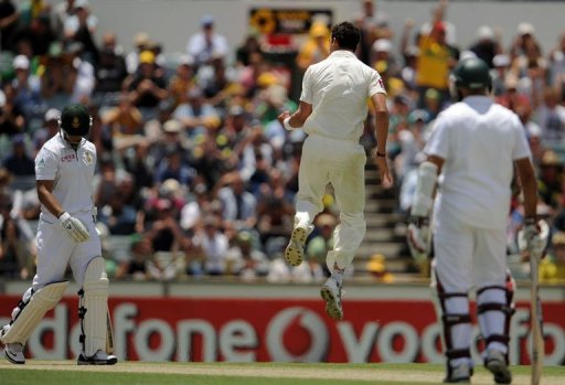 Australian bowler Mitchell Starc was promoted after being 12th man for the first two matches in the series Australian bowler Mitchell Starc was promoted after being 12th man for the first two matches in the series