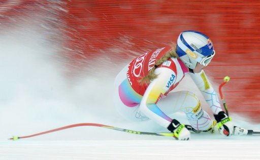 Lindsey Vonn of the US Lindsey Vonn of the US