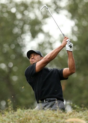 Tournament host Tiger Woods carded his second straight 69 at the Sherwood Country Club Tournament host Tiger Woods carded his second straight 69 at the Sherwood Country Club
