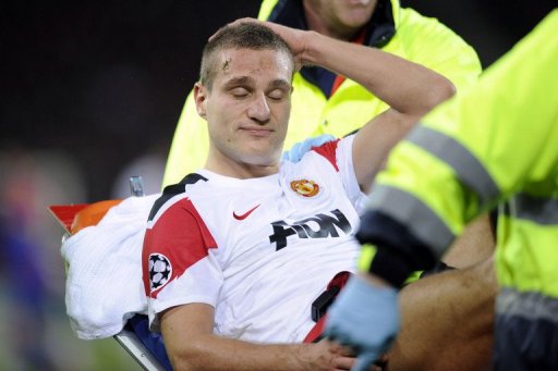Vidic's absence is a setback and comes at a time when United's defensive performances have been criticised Vidic's absence is a setback and comes at a time when United's defensive performances have been criticised