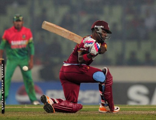 West Indies cricketer Darren Bravo plays a shot West Indies cricketer Darren Bravo plays a shot